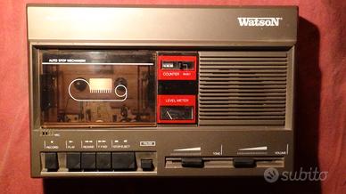 Registratore Lettore a Cassette Watson vintage