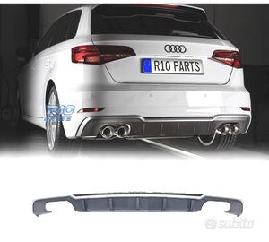 DIFFUSORE PER AUDI A3 HATCHBACK 16-20 LOOK S3