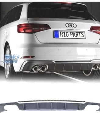 DIFFUSORE PER AUDI A3 HATCHBACK 16-20 LOOK S3
