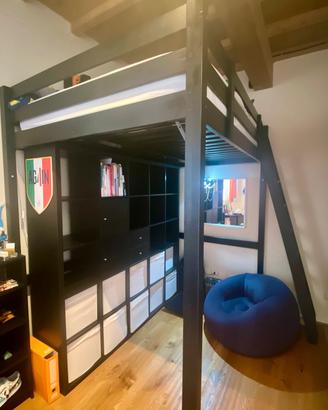 letto + libreria ikea