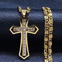 Collana con crocifisso croce cattolica 