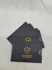 5 RFID Blocker blocco protezione carte pagamento