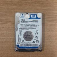 Hard Disk 2.5" 500GB WD Blue – Funzionante