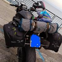Porta borse + borse da viaggio Givi kawasaki z750