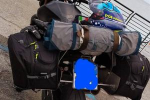 Porta borse + borse da viaggio Givi kawasaki z750