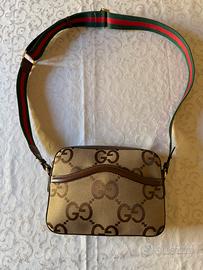 Borsa Tracolla Gucci Jumbo GG Canvas