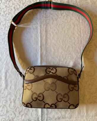Borsa Tracolla Gucci Jumbo GG Canvas