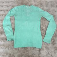 Maglione Alcott Verde Acqua Scollo a V Taglia S