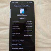 Smartphone Samsung Galaxy S22 128GB Bianco
