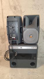 Impianto Audio Completo Montarbo 750W RMS