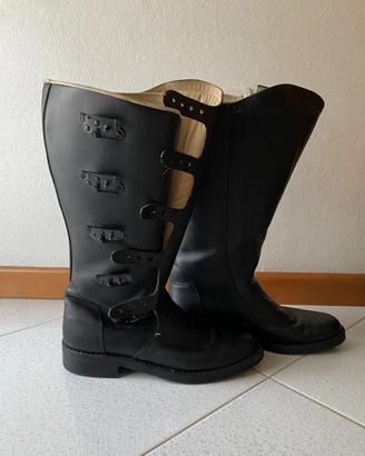Stivali da moto in pelle