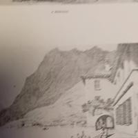 2 stampe antiche di Menaggio  lago di Como 