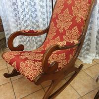 sedia a dondolo  anni 60 