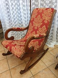 sedia a dondolo  anni 60 