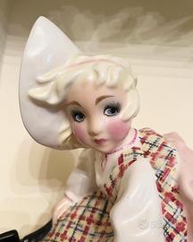 bambina con carriola di frutta ESSEVI