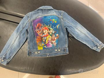 Giacca dipinta super mario