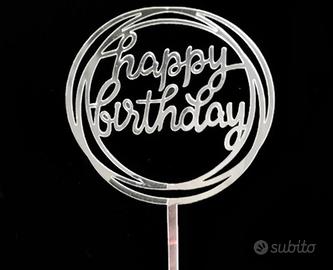 Cake Topper Happy Birthday