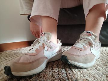 Nike Waffle Debut Rosa Oxford 