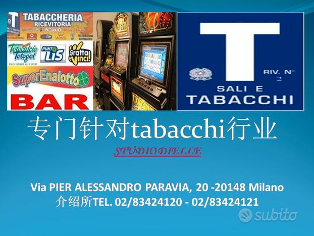 Rif. 186 aggi 410.000 bar tabacchi