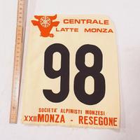 Pettorina storica gara Monza - Resegone XXXII Ediz