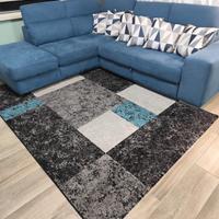 Divano letto angolare con penisola, Blue Jeans