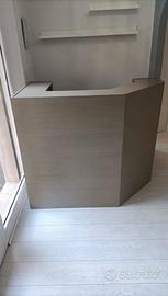 Bancone Reception Angolare 140x70 H120  