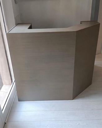 Bancone Reception Angolare 140x70 H120  