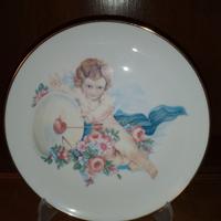 Piatto decorativo in ceramica di Limoges