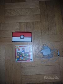 Nintendo 2DS XL+Super Mario+ caricatore originale
