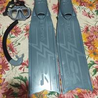 maschera pinne boccaglio sub apnea c4 