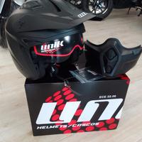 casco Unik Trial integrale mentoniera rimovibile 