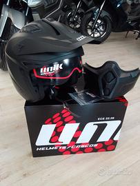 casco Unik Trial integrale mentoniera rimovibile 