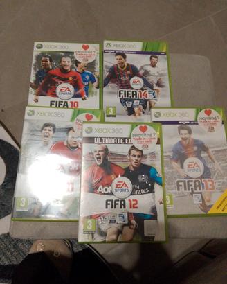 lotto 5 videogiochi Fifa Xbox 