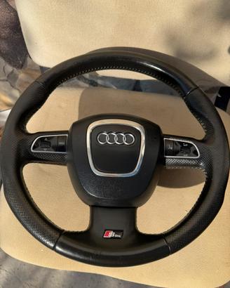 Volante Audi S-Line completo di airbag e palette