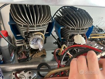 Motore iame 100cc competizione, materiale vario