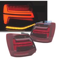 FANALI VOLKSWAGEN VW POLO V 09-17 LED ROSSO DINAMI