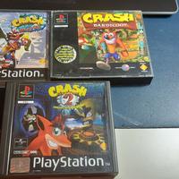 crash bandicoot ps1 trilogy (il primo ha la demo)