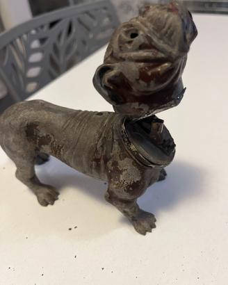Accendino da tavolo vintage cane bulldog