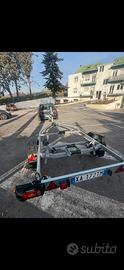 Carrello 750, barca e motore 25 cv 4t