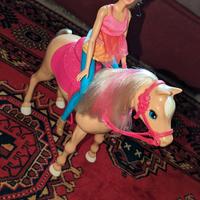 Barbie con cavallo