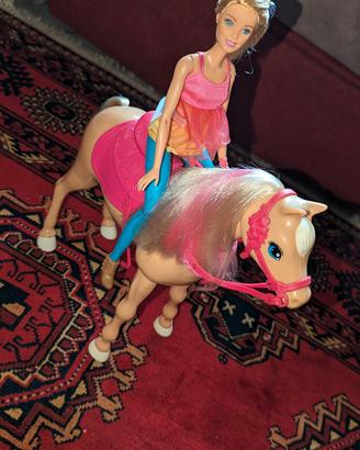 Barbie con cavallo