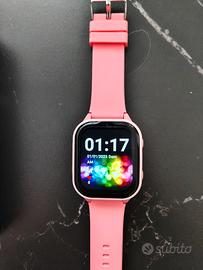 SMARTWATCH kids 1,85" IP67 GPS+WIFI rosa  4G