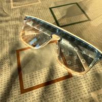 Occhiali da sole a mascherina trasparenti