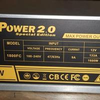 Alimentatore 1800W per mining bitcoin (GPU multipl