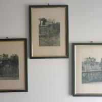 3 acqueforti di Francesco Franceschini