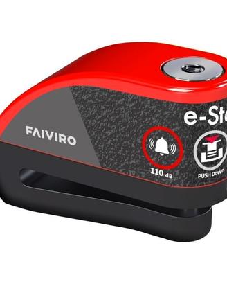 Bloccadisco Viro Faiviro Elettronico E-stop Rosso