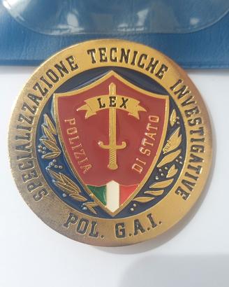 Medaglia/Crest Polizia di Stato - Specializzazione