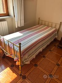 2 strutture letto in ottone