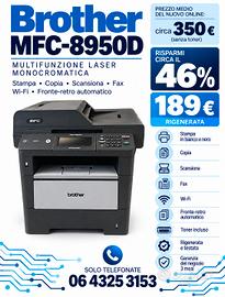 Brother MFC - 8950DW con toner inclusi