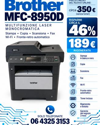 Brother MFC - 8950DW con toner inclusi